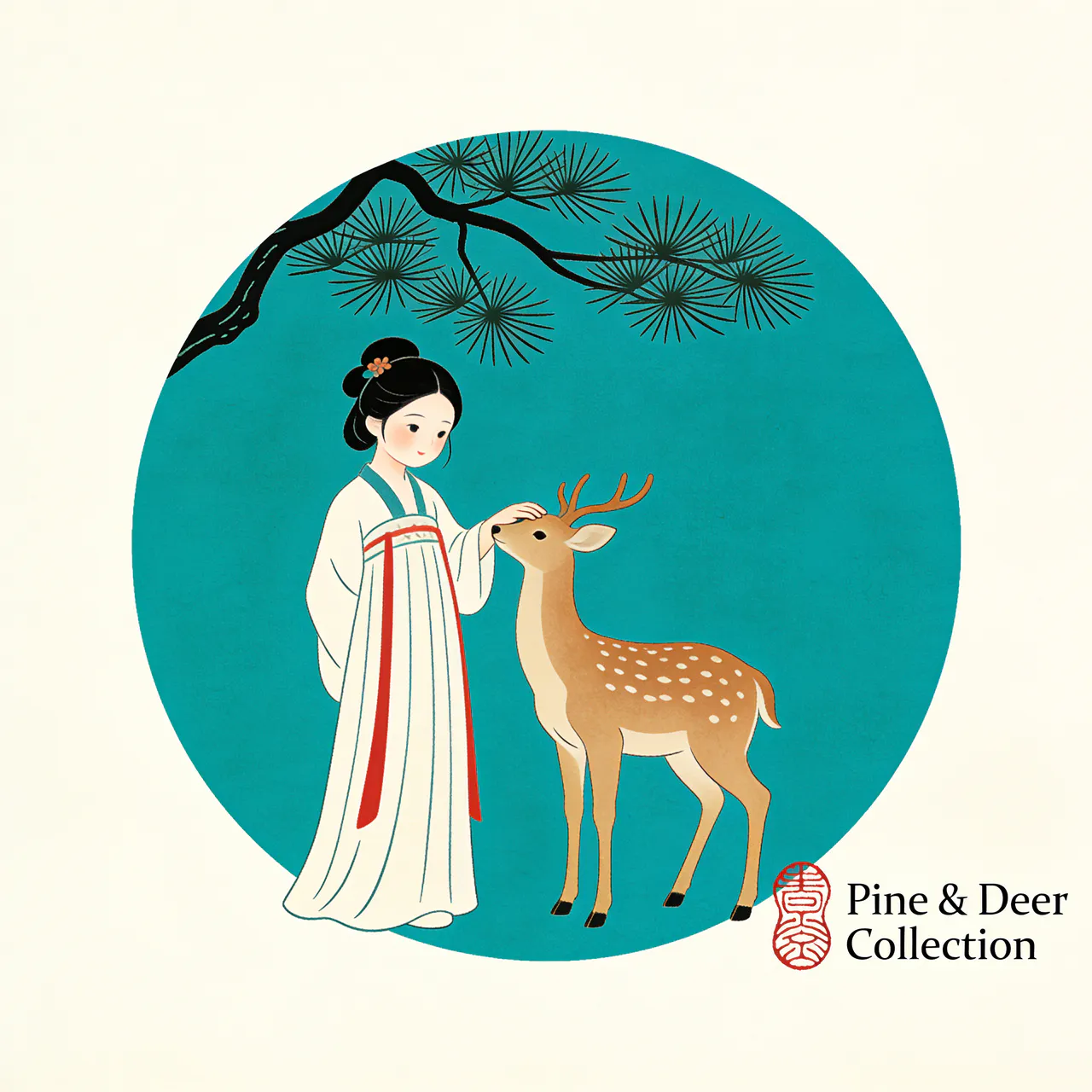 Hanfu girl logo output