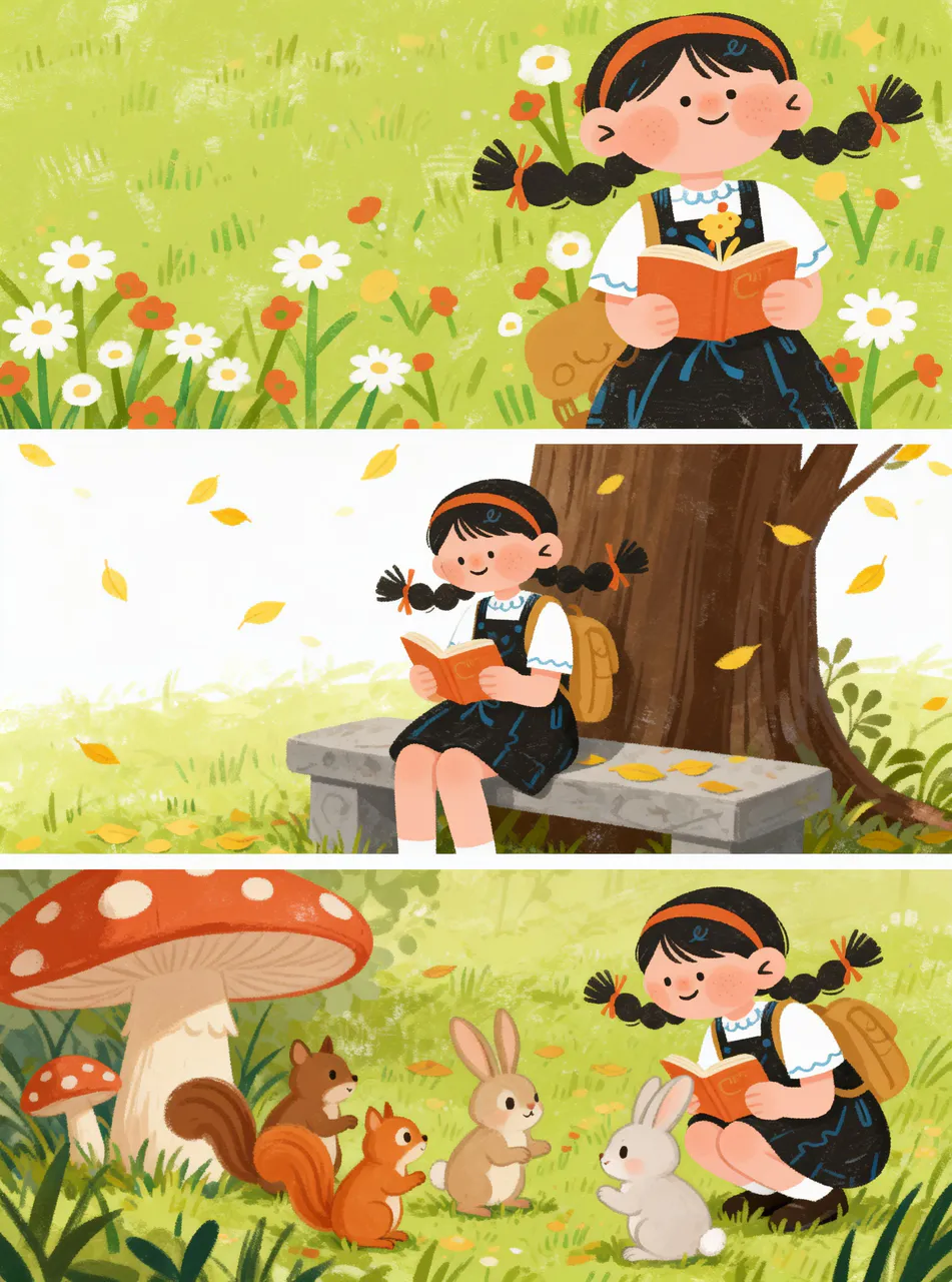 Generated picture book page