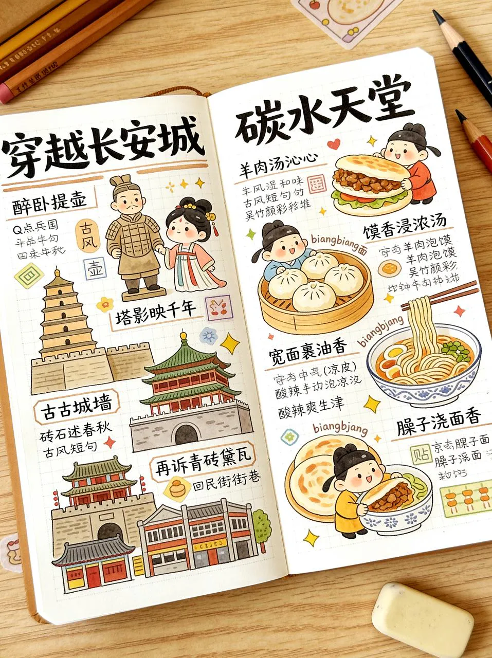 Handbook spread sample