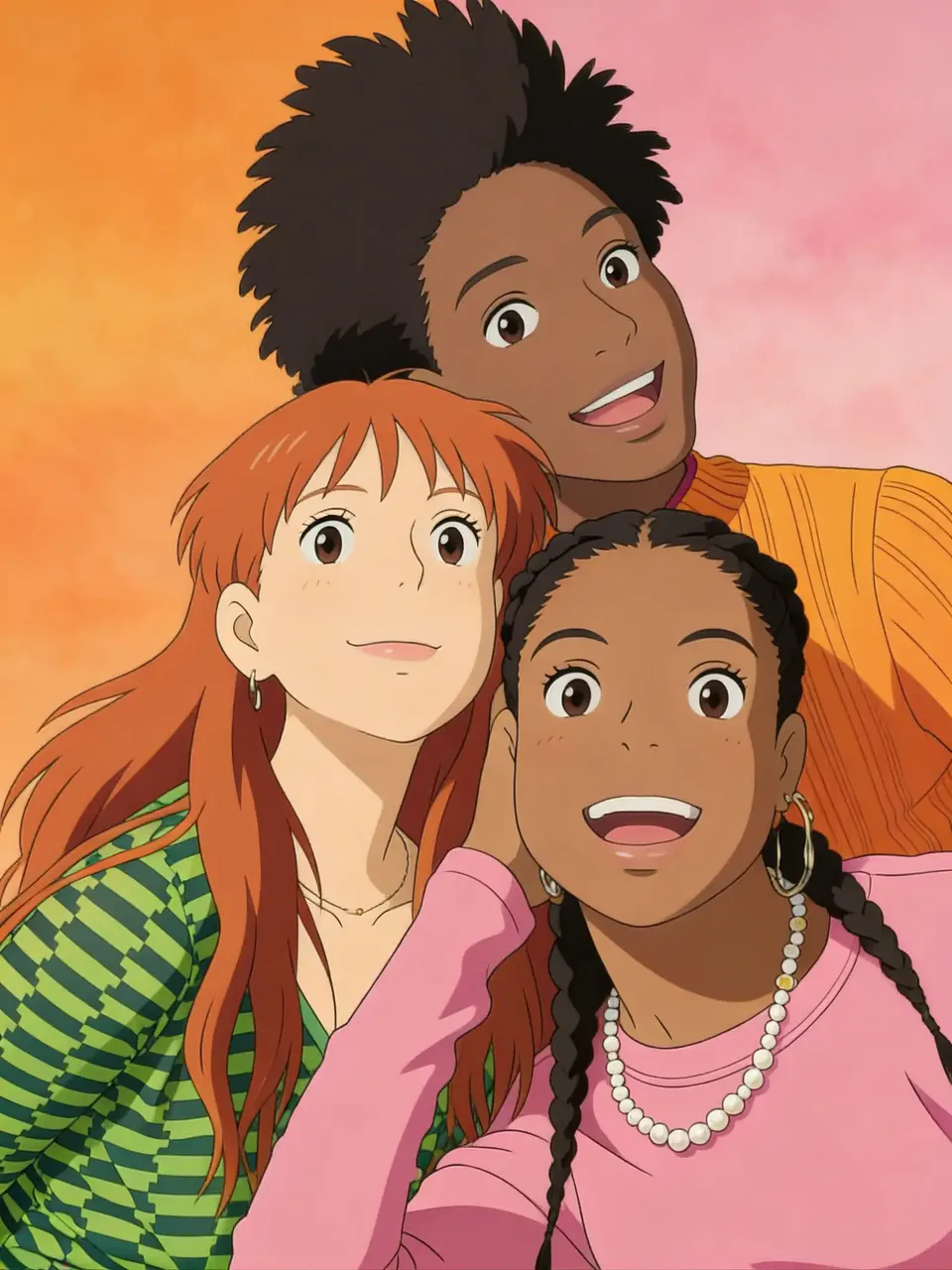 Stylized animation portrait