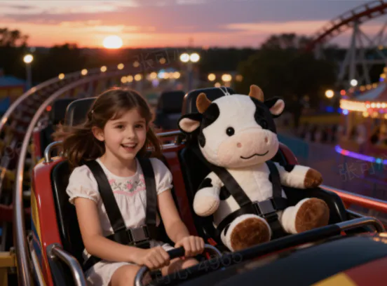 Roller coaster storytelling shot