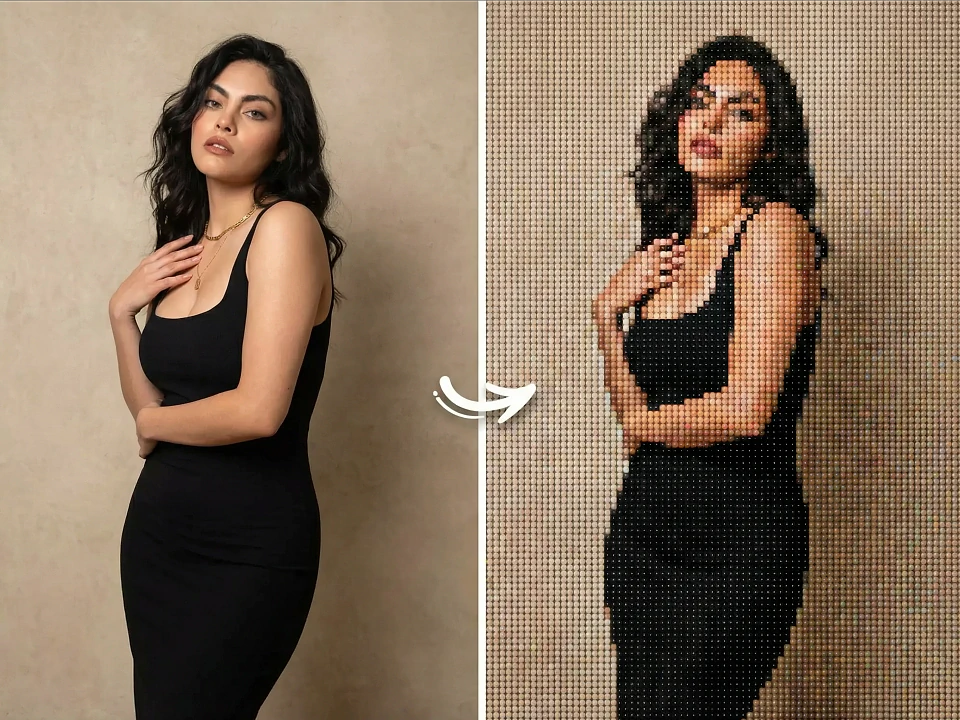 Perler bead pattern preview