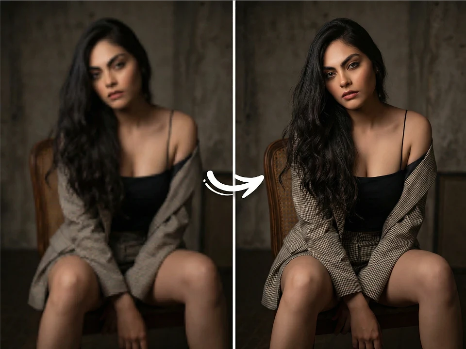 Image upscaling comparison preview