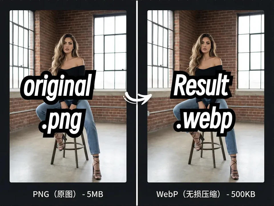 Image format converter workspace preview